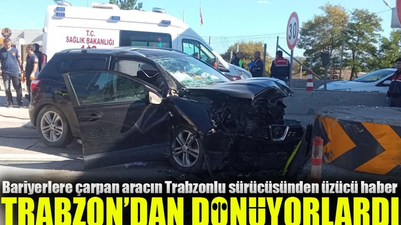 Bolu'da Trafik Kazası: Trabzonlu Sürücü Hayatını Kaybetti