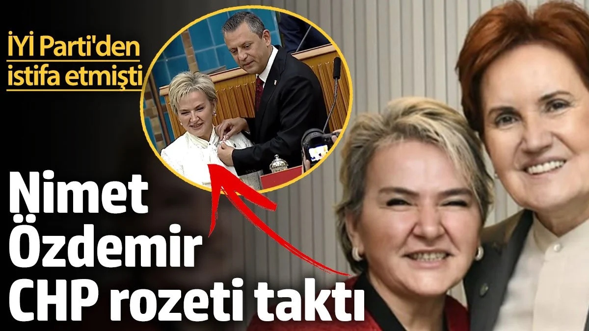 Nimet Özdemir CHP'ye Katıldı: 