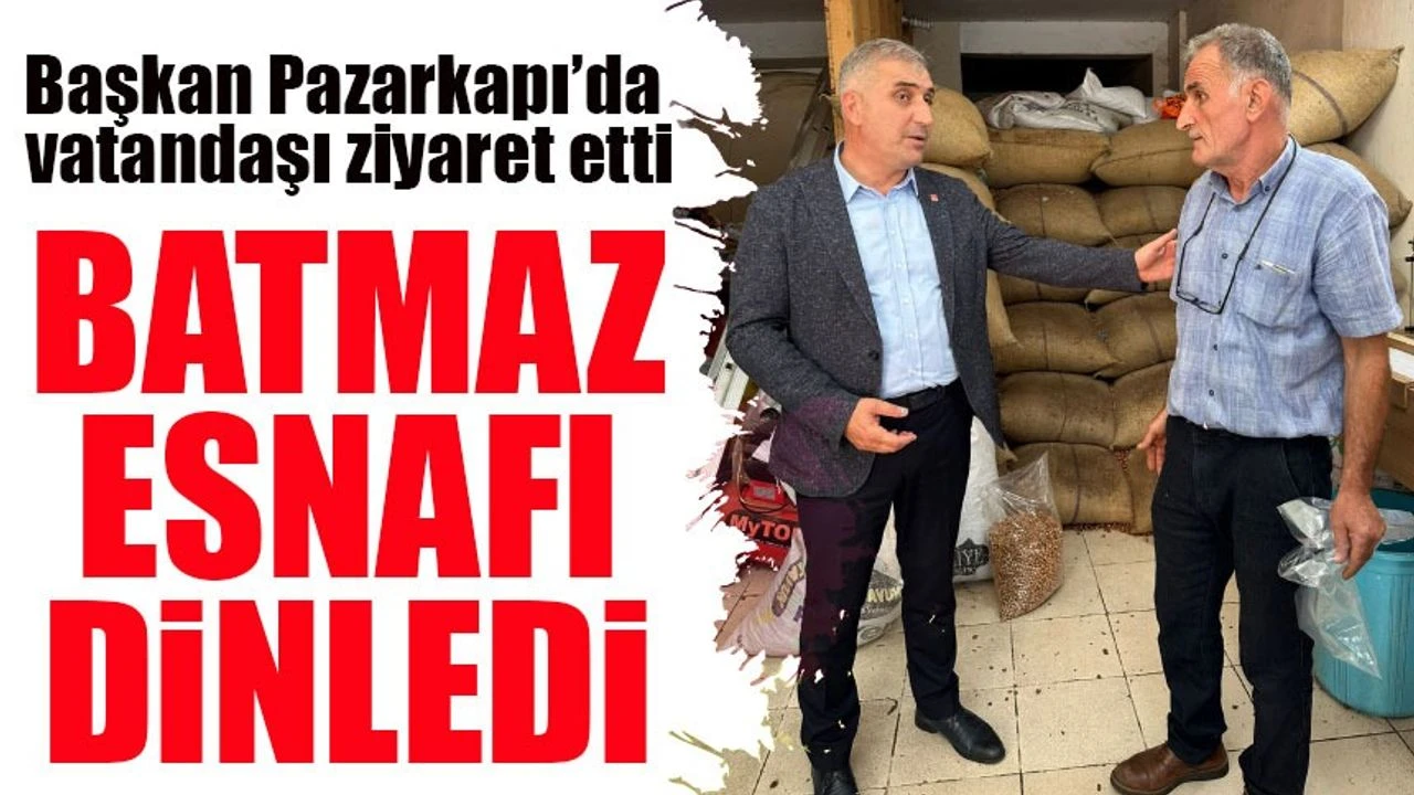 CHP Ortahisar İlçe Başkanı Haluk Batmaz: 