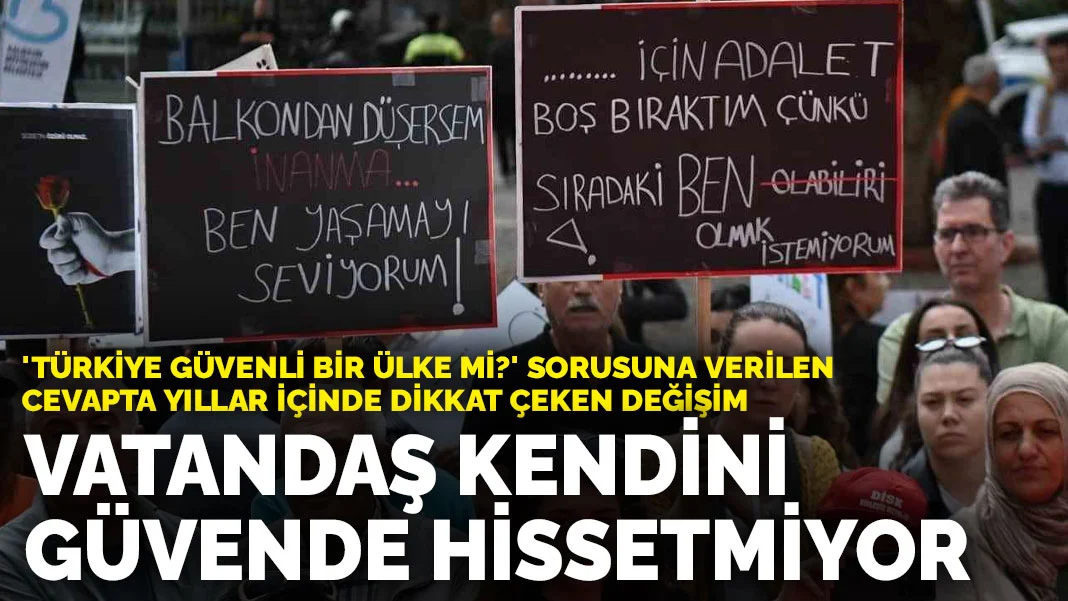 Türkiye'de Güvenlik Algısı Düşüşte, Vatandaşların %58,5’i Kendini Güvende Hissetmiyor