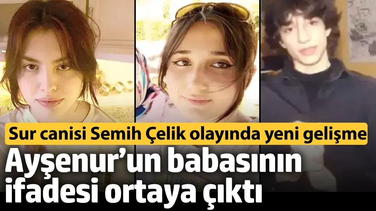 Sur canisi Semih Çelik olayında yeni gelişme! Ayşenur’un babasının ifadesi ortaya çıktı