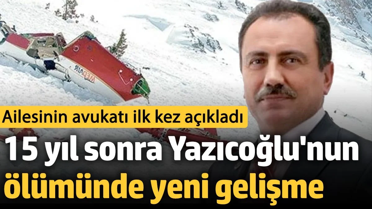 15 yıl sonra Muhsin Yazıcoğlu'nun ölümünde yeni gelişme!