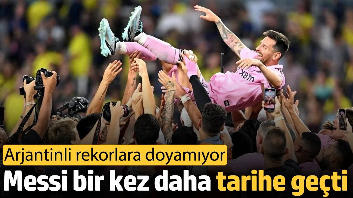 Lionel Messi, Inter Miami ile MLS tarihine damga vurarak önemli bir başarıya imza attı.
