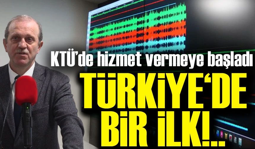 KTÜ’de Türkiye’nin İlk Yapı Sağlığı İzleme Merkezi Açıldı