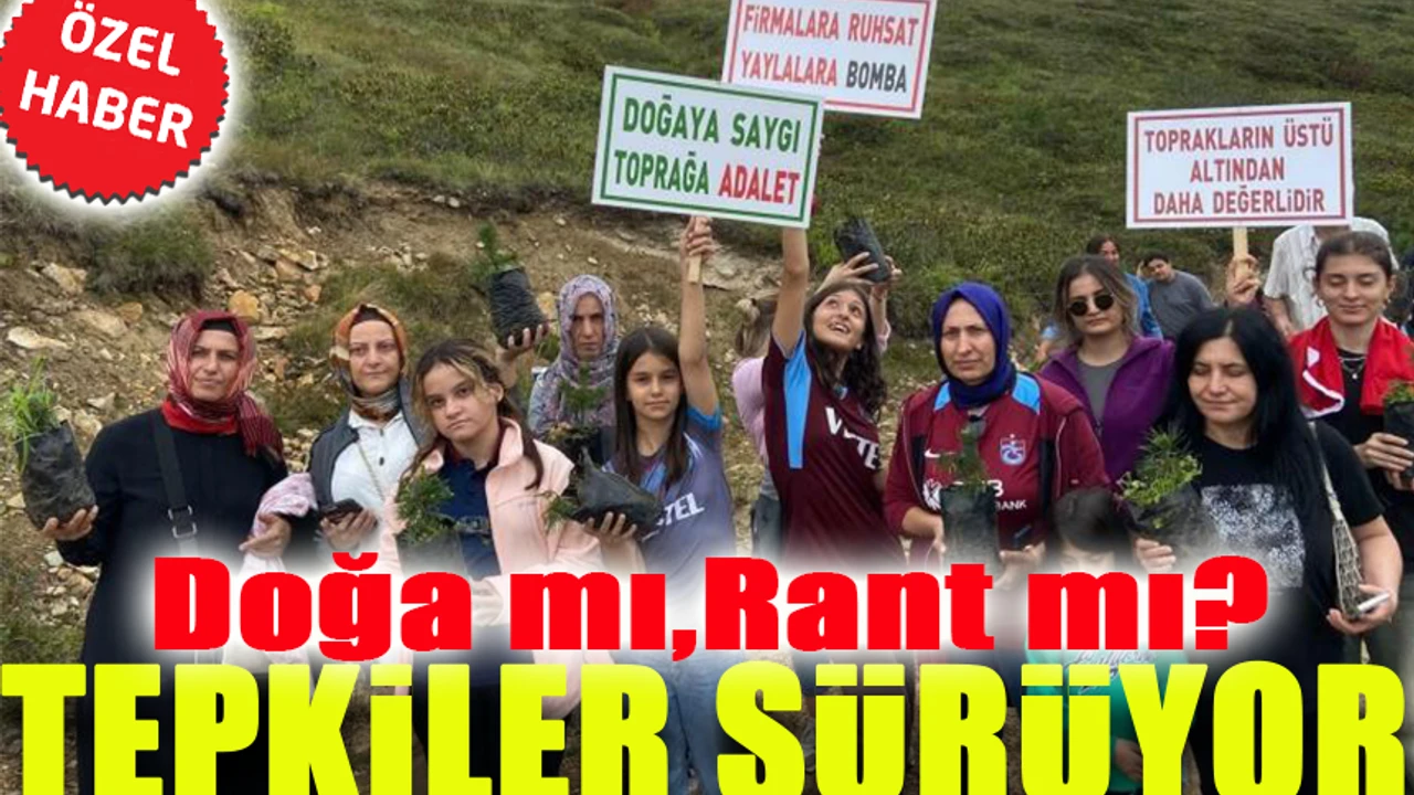 Araklı’da Altın Madeni Arama Çalışmalarına Tepkiler Artıyor