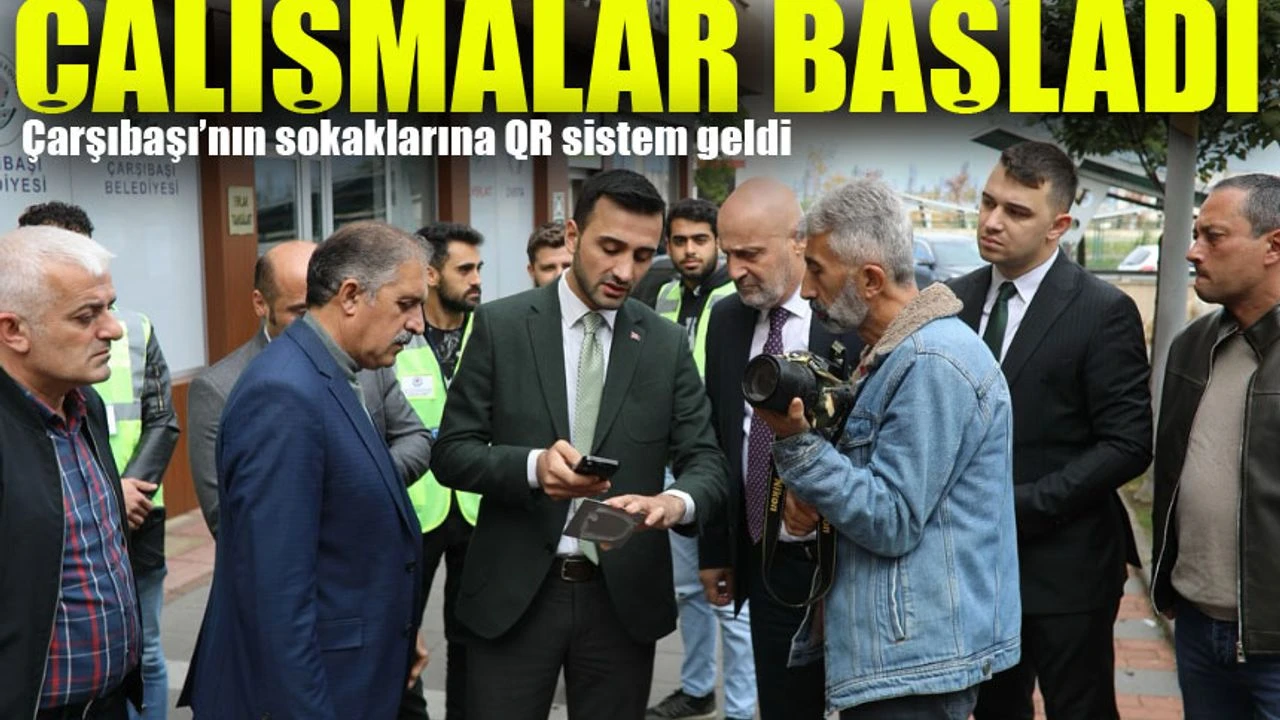 Çarşıbaşı’nda QR Kodlu Numara Sistemi Uygulaması Başladı