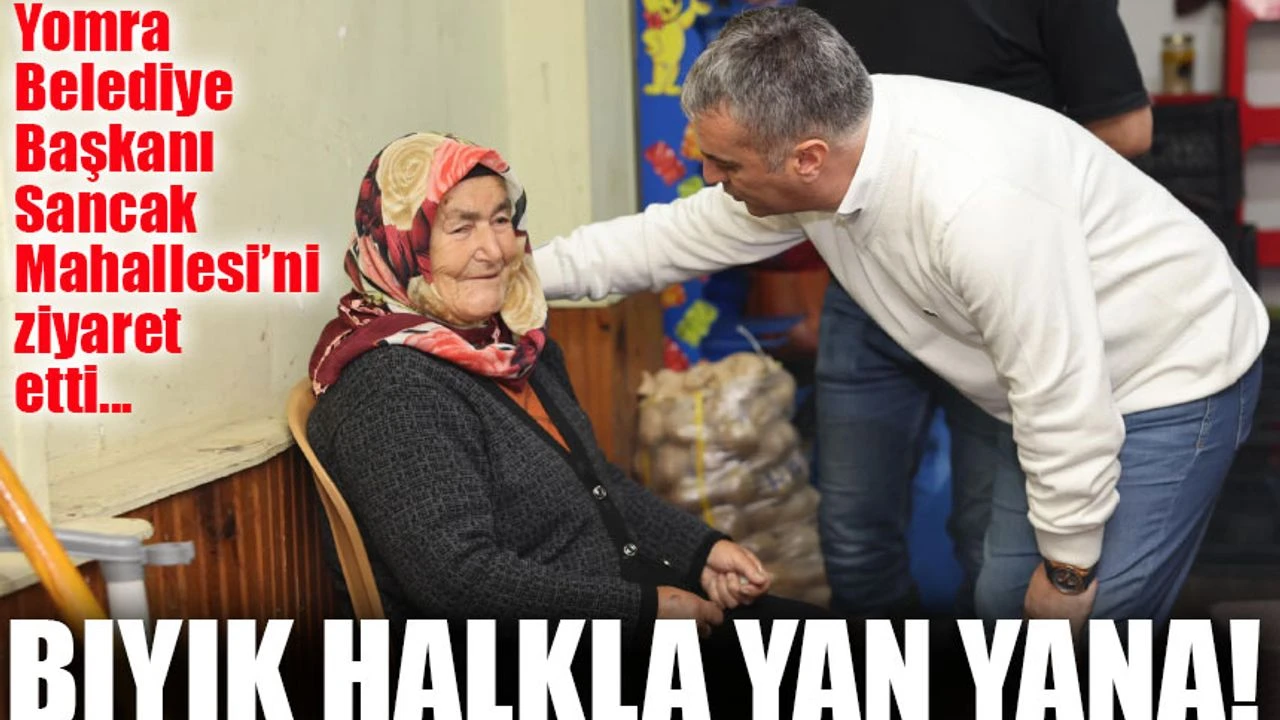 Yomra Belediye Başkanı Mustafa Bıyık’tan Sancak Mahallesi’ne Ziyaret