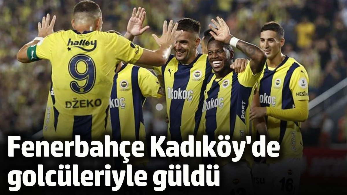 Fenerbahçe Kadıköy'de golcüleriyle güldü. Bodrum FK'yi 2-0 mağlup etti
