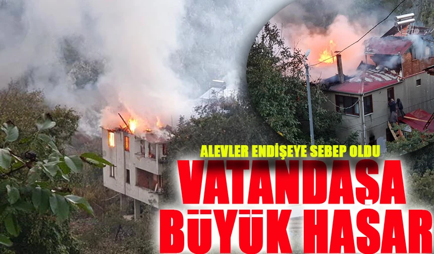 Gümüşhane'de Alevler Yükseldi: Vatandaş Endişeye Kapıldı!