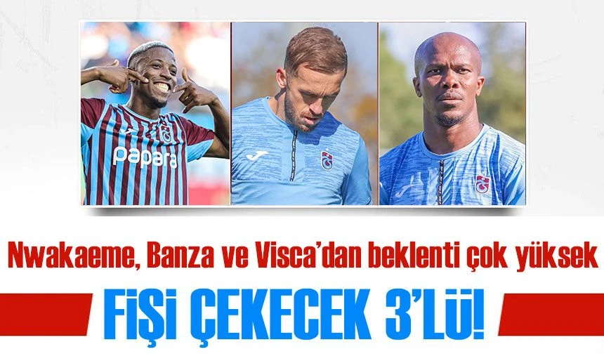 Trabzonspor’da Derbi Öncesi Hedef Galibiyet: Nwakaeme, Visca ve Banza Özel Hazırlanıyor