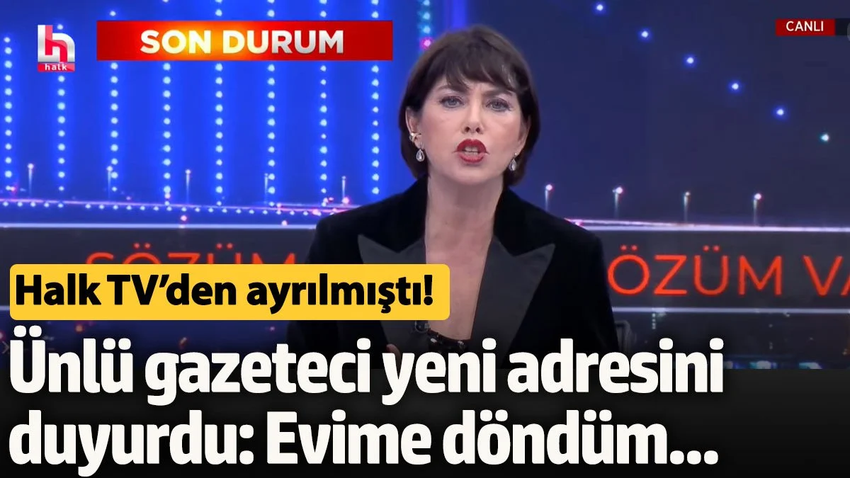 Halk TV'den ayrılmıştı! Ünlü gazeteci Şirin Payzın yeni adresini açıkladı: Evime döndüm...