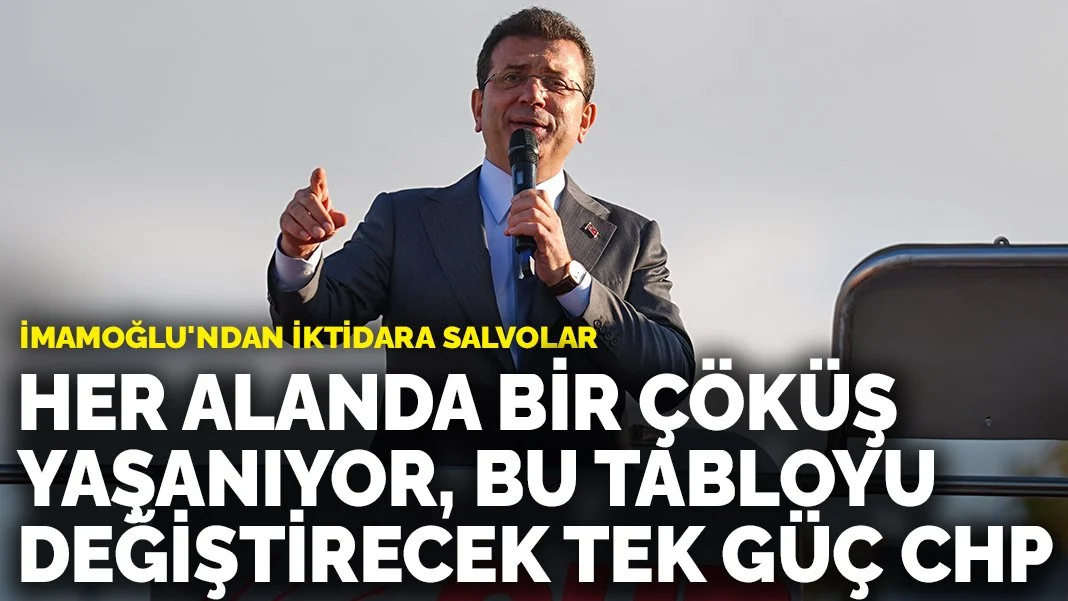 İmamoğlu'ndan İktidara Sert Eleştiriler: 