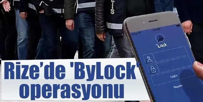 Rize’de ‘ByLock’ Operasyonu: 12 Şüpheli Gözaltında