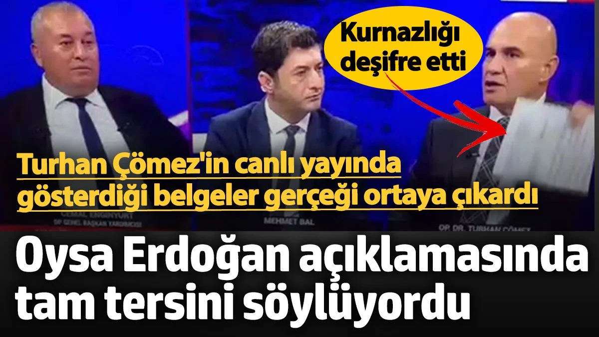 Erdoğan 'İsrail’le ticareti tamamen durdurduk' demişti! Turhan Çömez'in gösterdiği belgeler gerçeği ortaya çıkardı