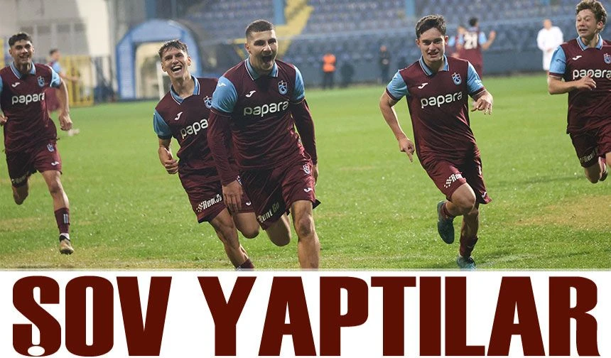 Trabzonspor U19 Takımı Avrupa’da Fırtına Gibi: Buducnost’u 5-2 Mağlup Ettiler