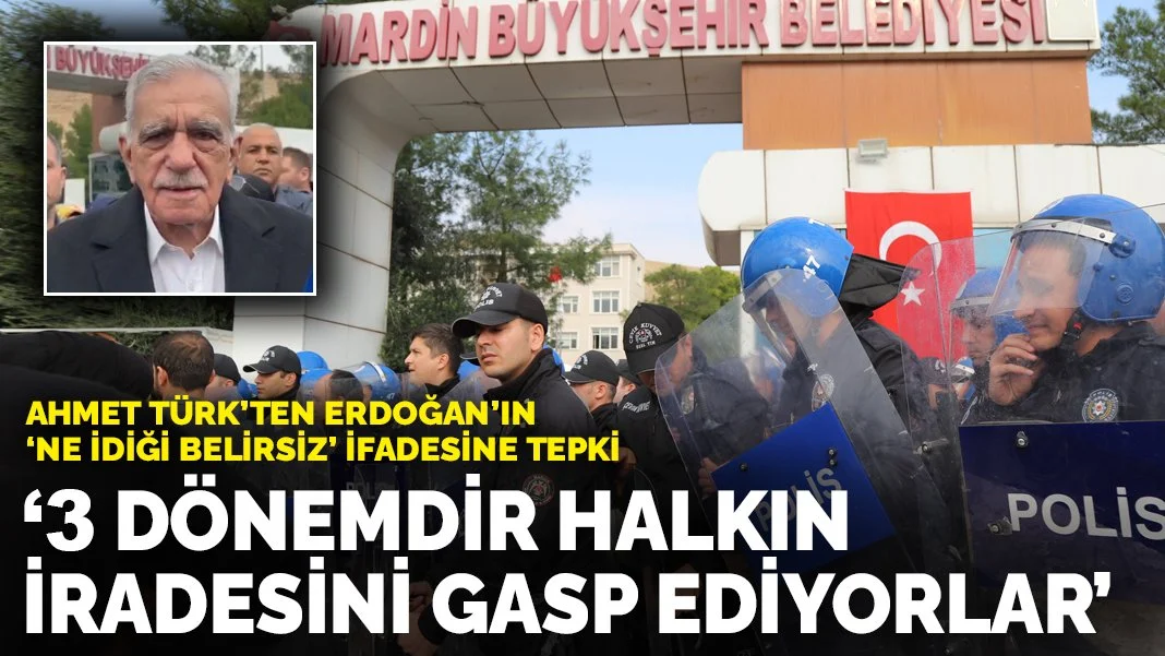 Ahmet Türk: 'Ne idiği belirsiz tipler' 3 dönemdir halkın iradesini gasp ediyor