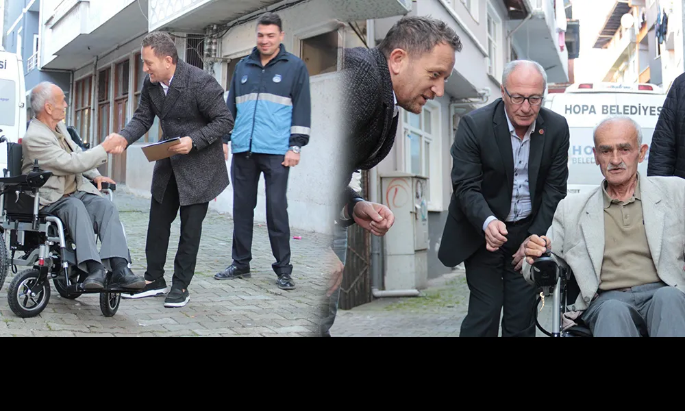 Hopa Belediyesi'nden Engelli Vatandaşa Destek