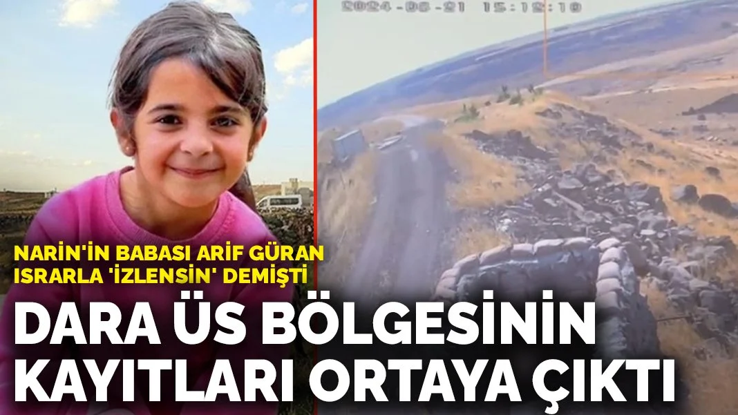 Narin Güran Cinayetinde Şok Gelişme: Dara Üs Bölgesi Kamera Kayıtları Dava Dosyasına Girdi