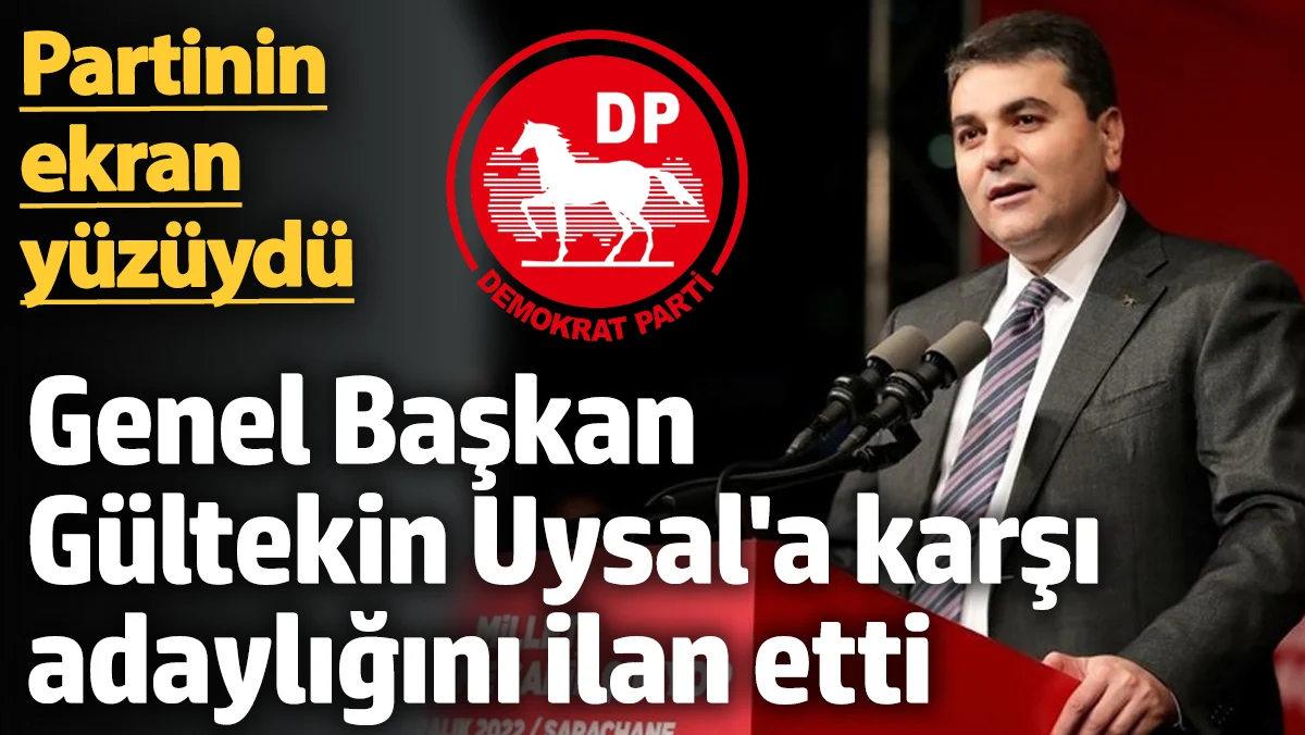 İlay Aksoy, Demokrat Parti Genel Başkanlığına Aday Oldu