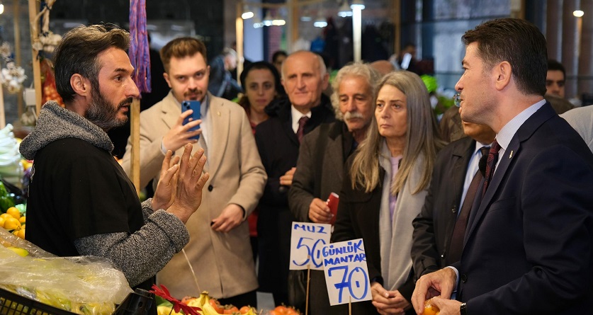 CHP Heyeti Esnaf Ziyaretinde