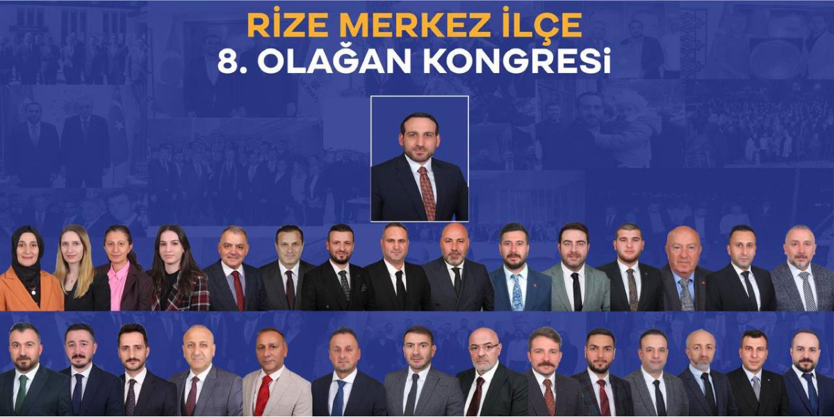 Rize AK Parti Merkez ilçede Burak Ak Güven Tazeledi