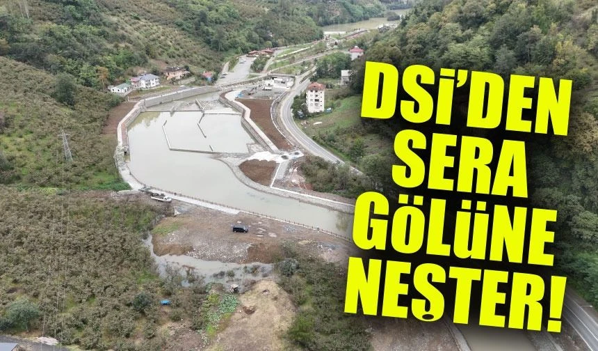 Sera Gölü’nde Dragline İş Makineleri ile Temizlik Operasyonu Başladı