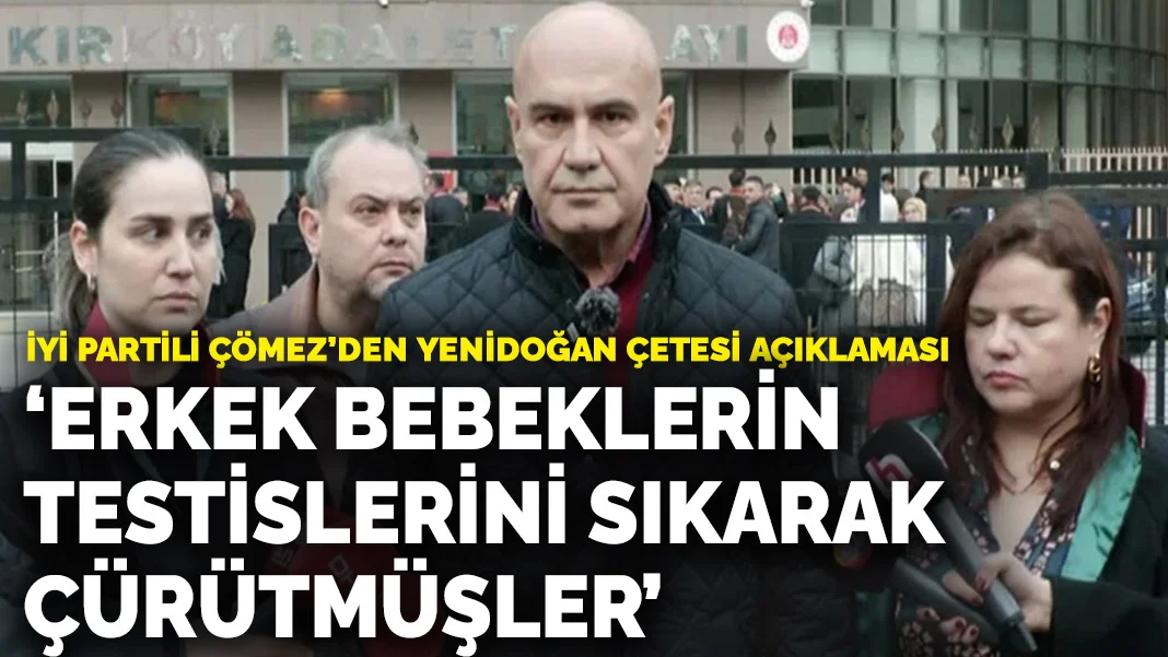İYİ Partili Çömez’den Yenidoğan çetesi açıklaması: Erkek bebeklerin testislerini sıkarak çürütmüşler
