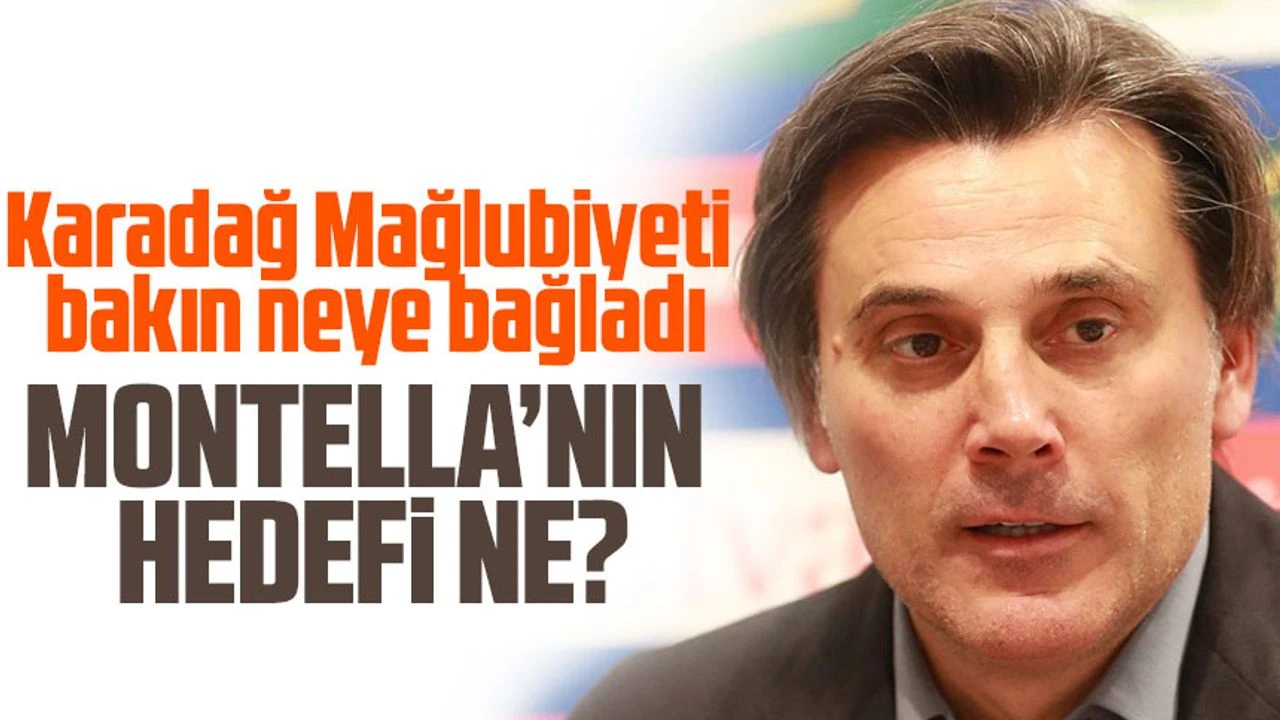 Montella’dan Karadağ Mağlubiyeti Sonrası Tepki: “Hak Ettiğimiz Liderliği Kaçırdık”