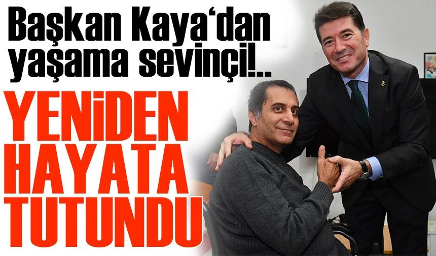 Ortahisar Belediye Başkanı Ahmet Kaya’dan Yürüme Engelli Vatandaşa Destek: Akülü Sandalye Hediye Edildi