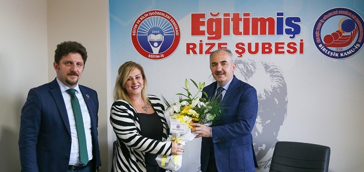 Başkan Metin’den Eğitim İş Sendikasına Ziyaret
