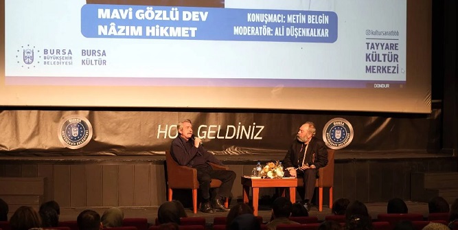 'Mavi gözlü dev' Bursa'da anıldı