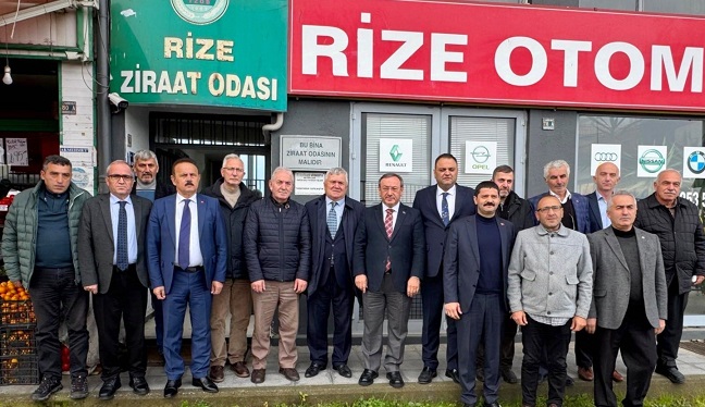 Çaykur Genel Müdürü Âlim, Rize’deki Ziraat Odası Başkanları İle Bir Araya Geldi