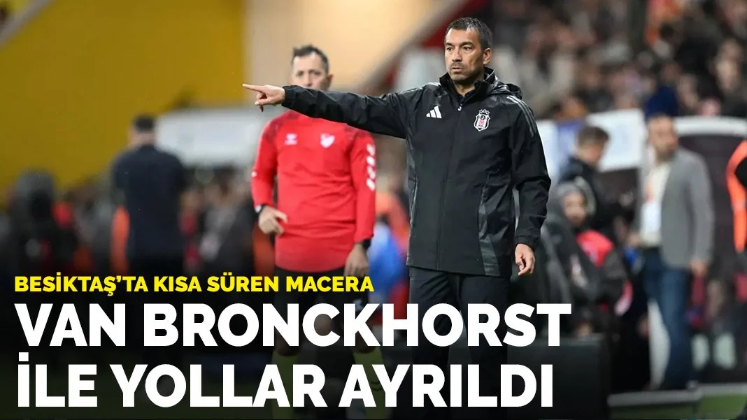 Beşiktaş'ta Van Bronckhorst Dönemi Sona Erdi