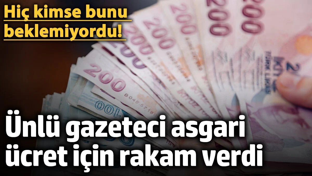 Fatih Portakal asgari ücrette konuşulan rakamı açıkladı
