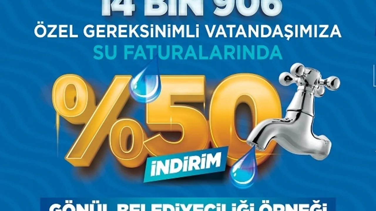 Kayseri Büyükşehir'den su faturalarına 'özel' çalışma