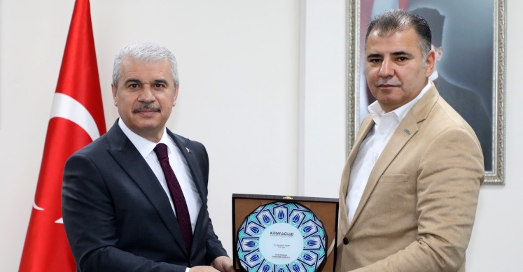 KONYAGİAD'dan Vali Akın'ı ziyaret