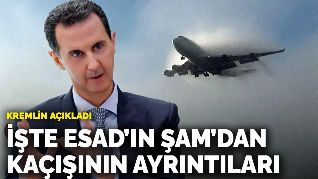 Kremlin açıkladı! İşte Esad'ın Şam'dan kaçışının ayrıntıları