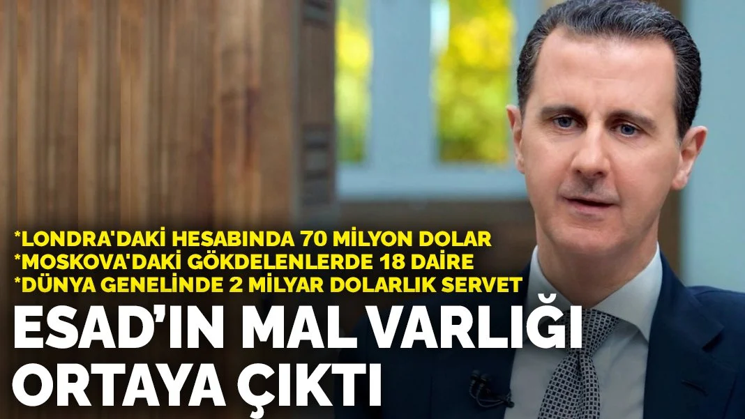 Esad’ın mal varlığı ortaya çıktı
