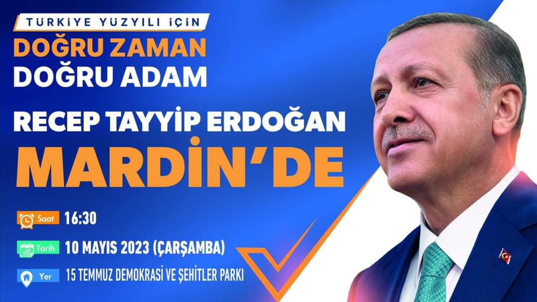 Cumhurbaskani Erdoğan Mardin'e geliyor
