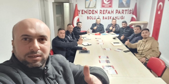Yeniden Refah Partisi Bolu İl Başkanlığı Haftalık İl Yönetim Kurulu Toplantısı Gerçekleştirildi