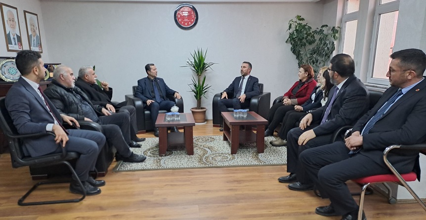 SAADET PARTİSİ KAYSERİ İL BAŞKANI ERDAL ALTUN'A NAZİK ZİYARET