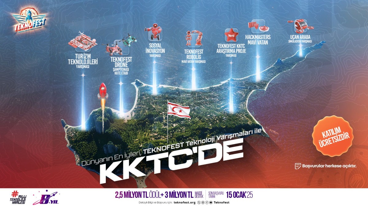 TEKNOFEST KKTC 2025 için başvurular başladı