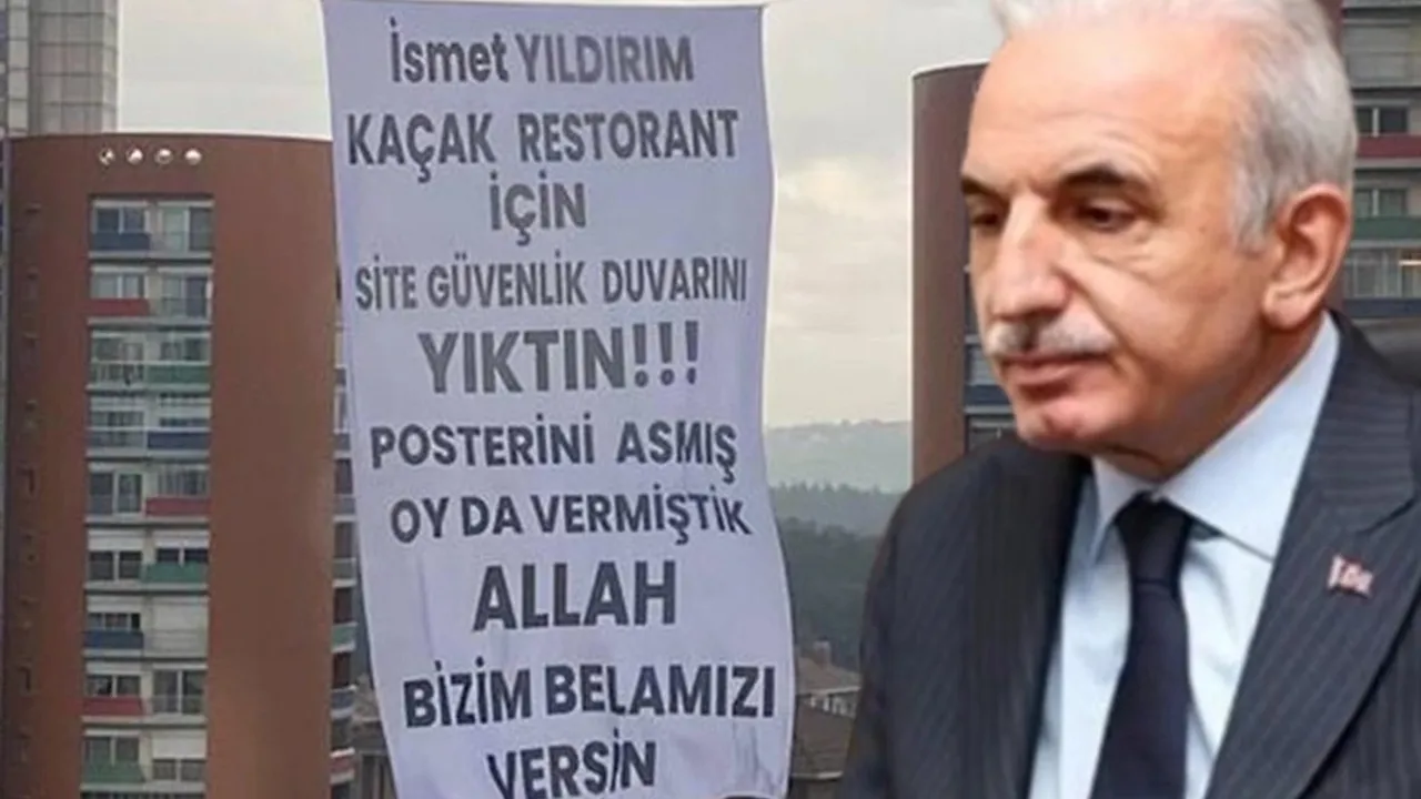 Ümraniye’de pankart krizi! Site Yönetimi, Belediye ve Restoran karşı karşıya...