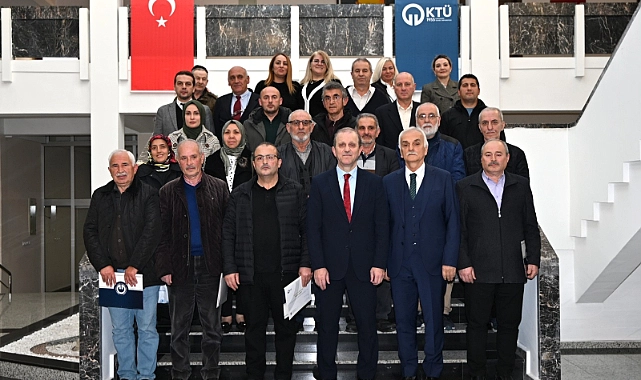 KTÜ'de Emeklilere Veda Töreni Düzenlendi