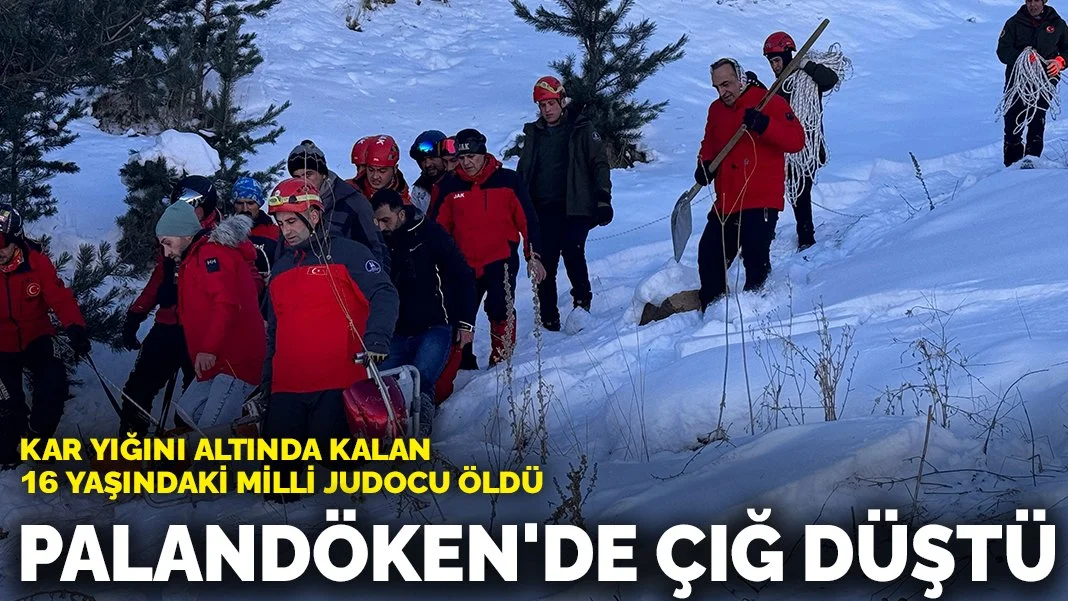 Palandöken'de Çığ Faciası: Judo Milli Takımı Etkilendi