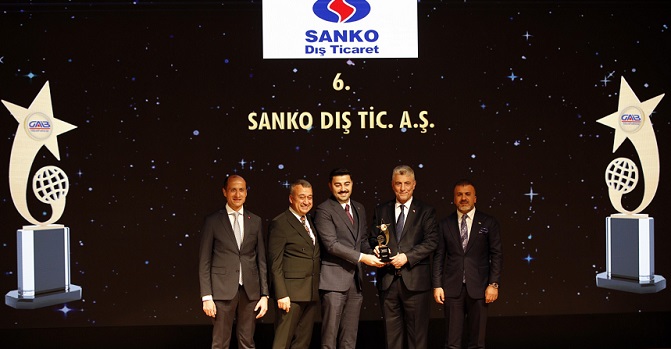 SANKO DIŞ TİCARET’E “İHRACATIN YILDIZI” ÖDÜLÜ