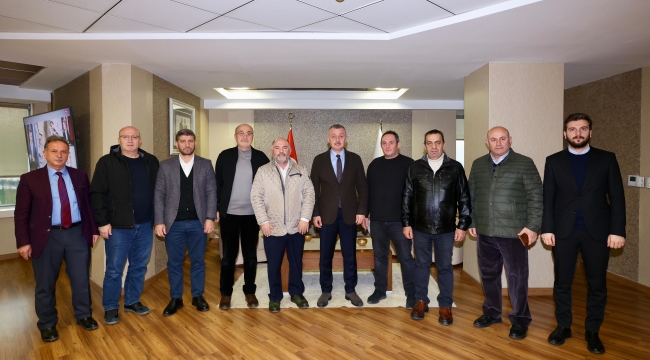 Gebze Trabzonlular Derneği’nden  Başkan Büyükakın’a Ziyaret