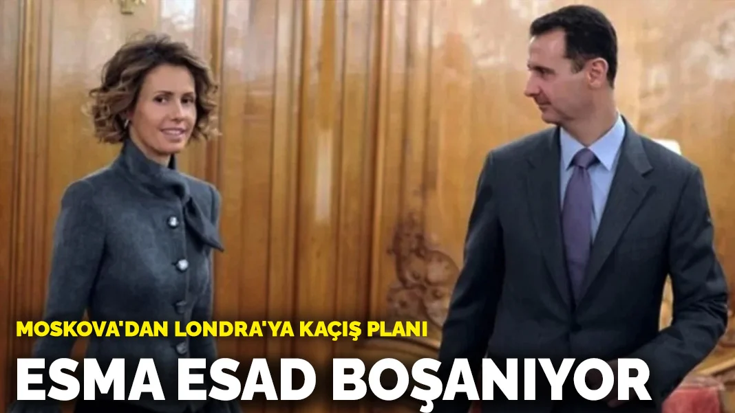 Moskova'dan Londra'ya kaçış planı! Esma Esad, Beşar Esad'tan boşanıyor