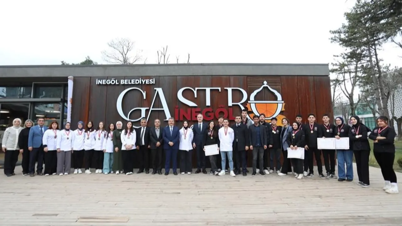 Bursa İnegöl'de Başkan Taban gastronomi şampiyonlarını ağırladı