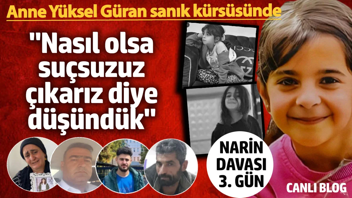  Tüm Türkiye’nin gözü Diyarbakır’da! Narin Güran davasında karar günü